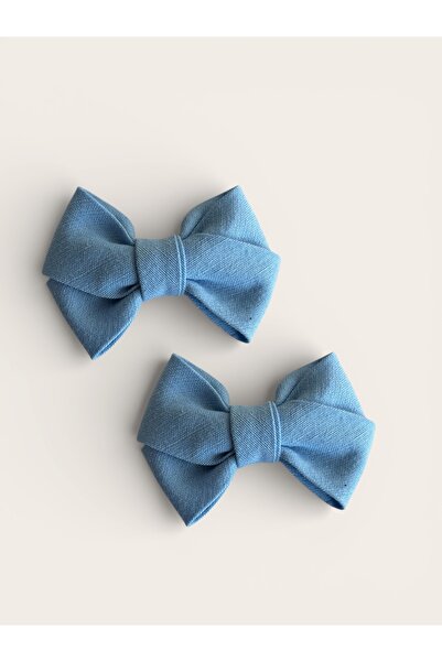 EGOMİ Keten 2 li Saçsız, Az saçlı Bebek Tokası