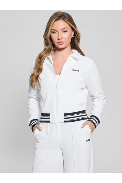 Guess سويت شيرت بسحاب وشعار