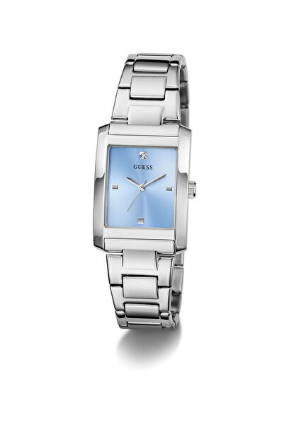 Guess Ladies Silver Tone Analog Watch
