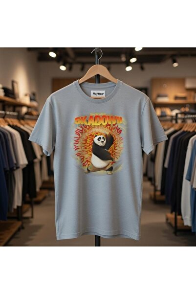 playwear Μπλουζάκι με τυπωμένο πορτραίτο με χαλαρή εφαρμογή Unisex Kung Fu Pa...