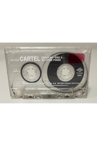 Raks Cartel karakan erci e da crime posse cassette (no cardboard, just cassette)