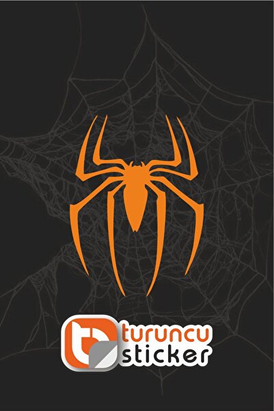 Turuncu Sticker ملصق سبايدر سبايدر مقاس 11x15 سم - ملصق للسيارة - المحرك - ال...