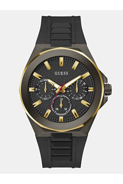 Guess Mens Black 2-Tone Multi-function Watch