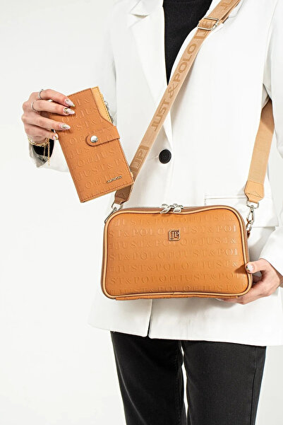 Just Polo Women's Taba Shoulder Bag and Wallet Combination New Season 4023