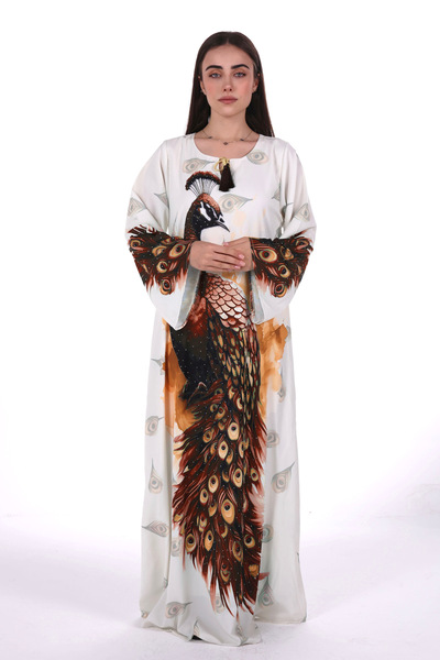 al bent al sharqieh Women's embroidered wide jalabiya dress