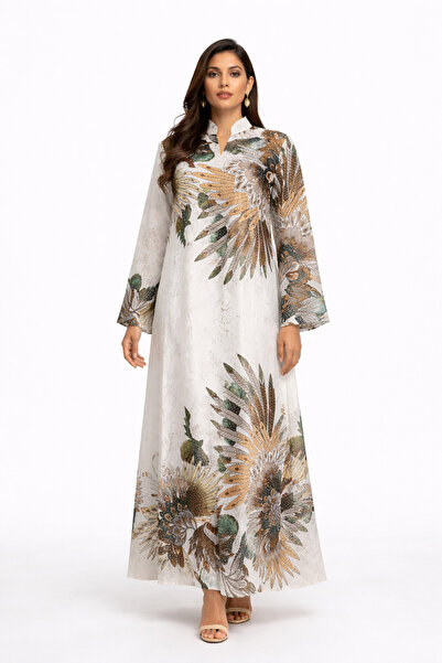 THOGUE Women's jalabiya with sparkling sequins