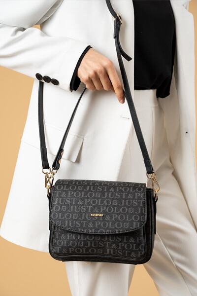 Just Polo 4 Compartments Two Straps Women's Hand & Medium Size 3 Compartments...