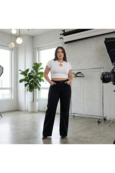 SPORTİVEA Plus size women denim pants