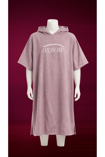 Asva Home Unisex Hooded Towel Poncho – Dried Rose – Beach & Bath Poncho - Def...