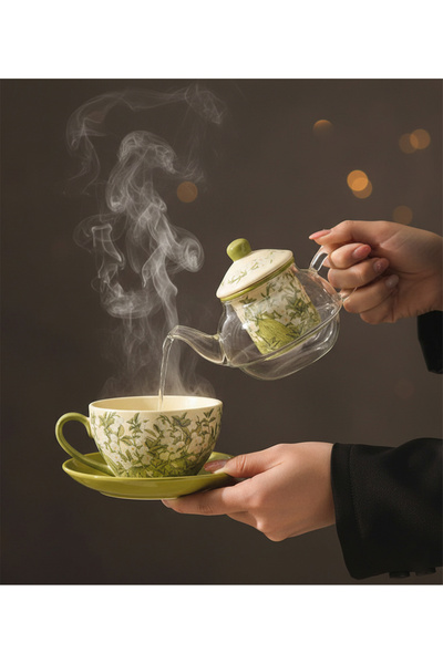 Generic Colorful Beige Mother and Child Pot