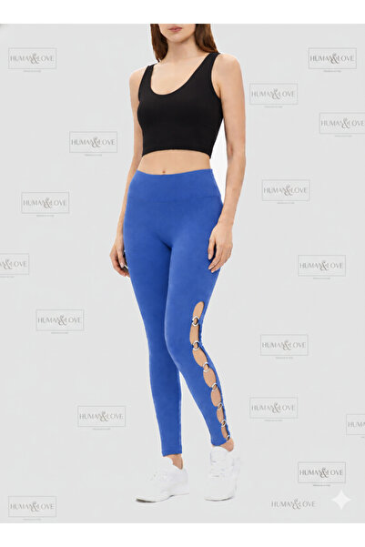 HUMAN LOVE Ring-Detail Leggings and Strappy Crop Top