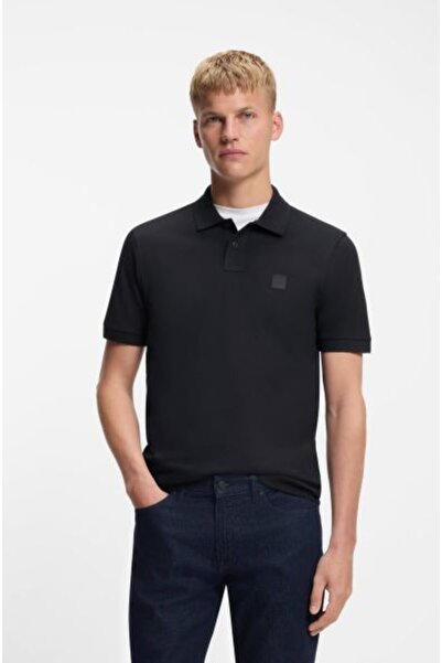 BOSS Streç Pamuklu Slim Fit Düğmeli Polo Yaka T Shirt Erkek POLO YAKA T SHİRT...