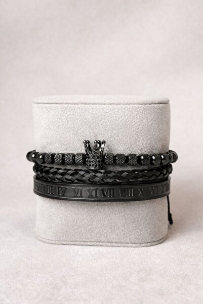 OEM Men's Black Crown Bracelet