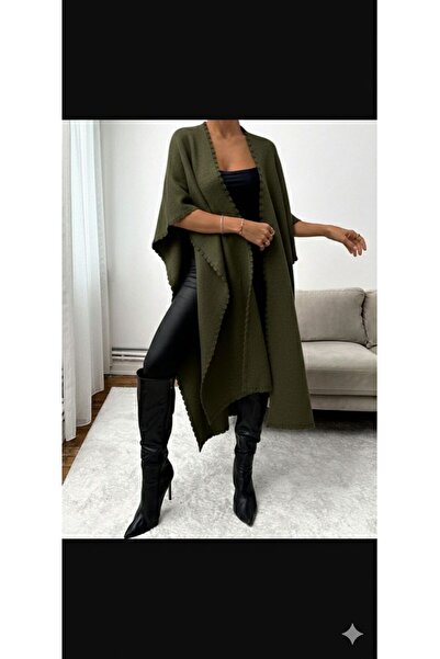 yardıtekstil Poncho Winter Stylish and Elegant Knitwear