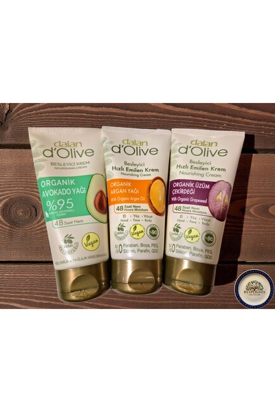 Dalan D'Olive 3-Piece Care Set - Avocado, Argan & Grape Seed Nourishing Hand ...