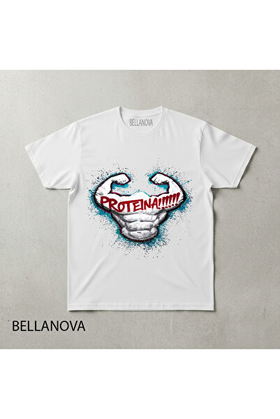 bellanova Premium ΛΕΥΚΟ Βασικό Αθλητικό Μπλουζάκι