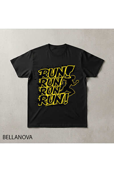 bellanova Premium Μαύρο Βασικό Αθλητικό T-shirt