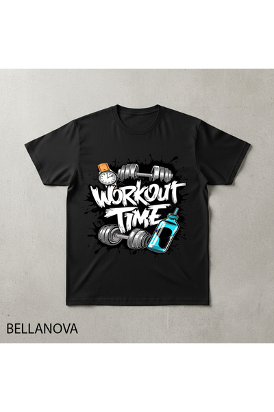 bellanova Premium Μαύρο Βασικό Αθλητικό T-shirt