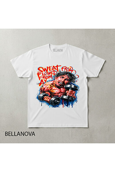 bellanova تيشيرت رياضي أساسي أبيض فاخر