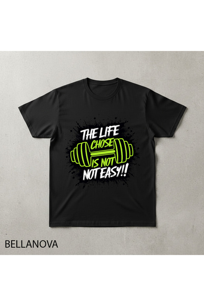 valeriae Premium Μαύρο Βασικό Αθλητικό T-shirt