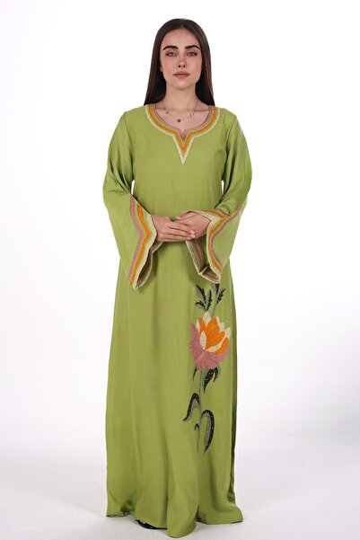 al bent al sharqieh Women's embroidered wide jalabiya dress