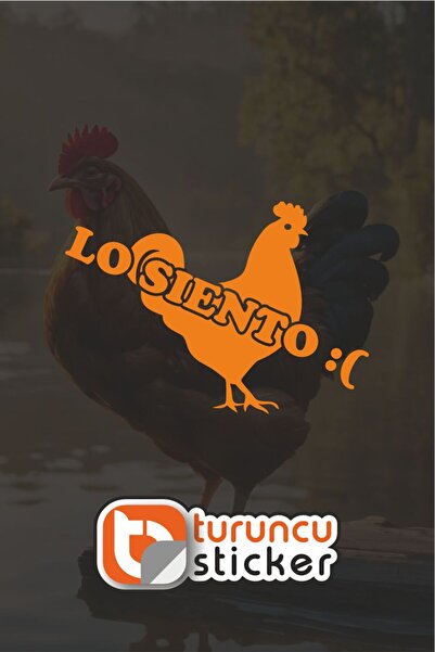 Turuncu Sticker I'M Sorry :(Wi̇lsoon... Sticker Label 20X14 cm – Vehicle – Mo...