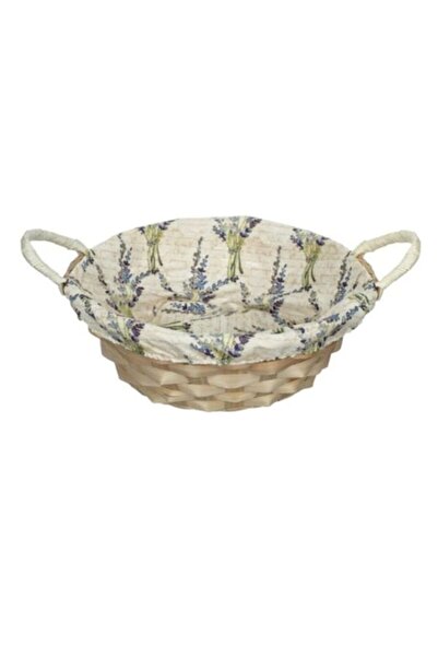 OEM Easter Decorative Basket with Lavender Floral Material