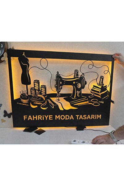 kolaytasarim34 Kişiye Özel Moda Tasarım LED Metal Tabela