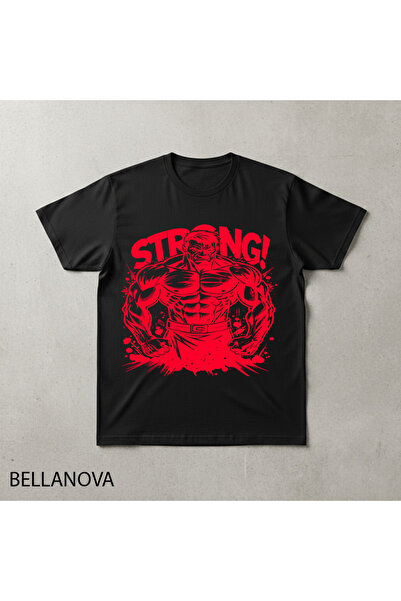 valeriae Premium Μαύρο Βασικό Αθλητικό T-shirt