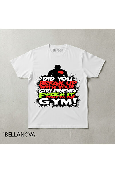 bellanova Premium ΛΕΥΚΟ Βασικό Αθλητικό Μπλουζάκι