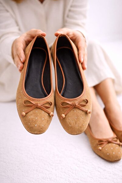 Slipcat Ženske Sa kamenčićima Sa resama Sa kamenim detaljima Baletanke ležern...