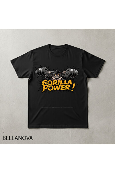 bellanova تيشيرت رياضي أساسي أسود فاخر