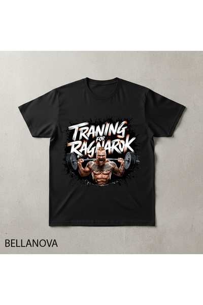 valeriae Premium Μαύρο Βασικό Αθλητικό T-shirt