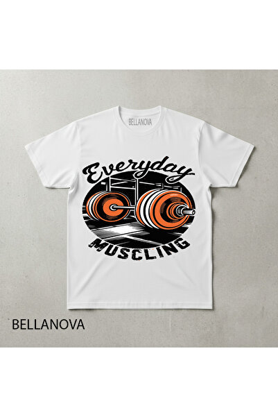 bellanova Premium ΛΕΥΚΟ Βασικό Αθλητικό Μπλουζάκι