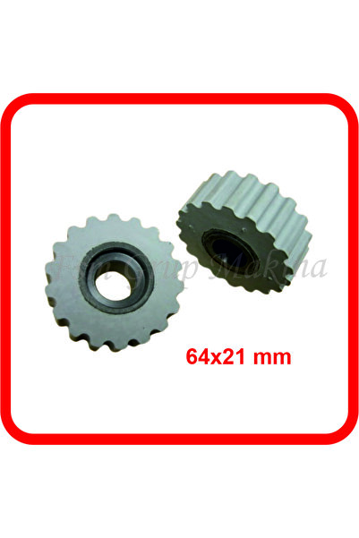 KENAR BANTLAMA MAKİNASI ÜST BASKI TEKERİ 64X21MM
