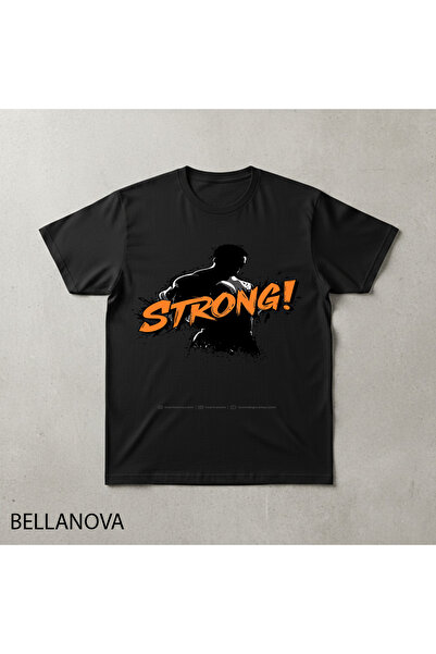 bellanova تيشيرت رياضي أساسي أسود فاخر