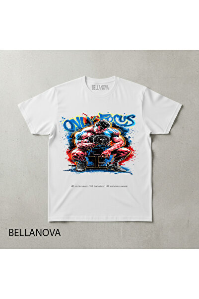 bellanova Premium White Basic Sports Tshirt