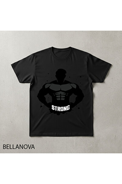 valeriae Premium Μαύρο Βασικό Αθλητικό T-shirt