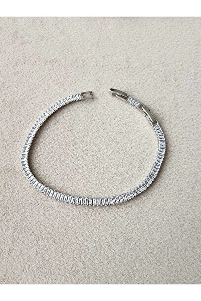 deluxe takı ve giyim Baguette stone waterway bracelet