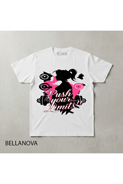 valeriae Premium ΛΕΥΚΟ Βασικό Αθλητικό Μπλουζάκι