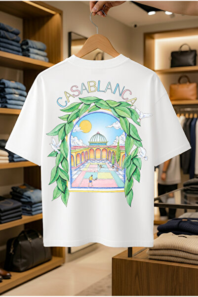 FEEL STYLE Summer Short Sleeve T-Shirt Anti-Sweat Cotton Printed T-Shirt Tennis