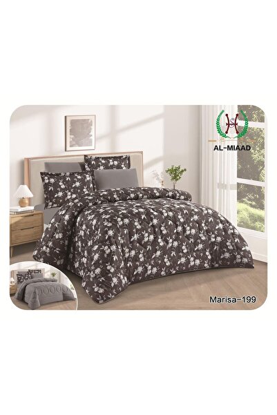 Graciana Single and a half bed sheet set, patterned, double-sided, microfiber...