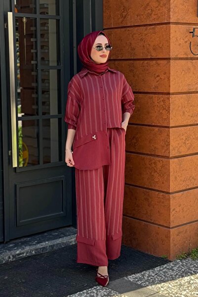 Ceremony Pantolonlu Takım 26Y919 Bordo