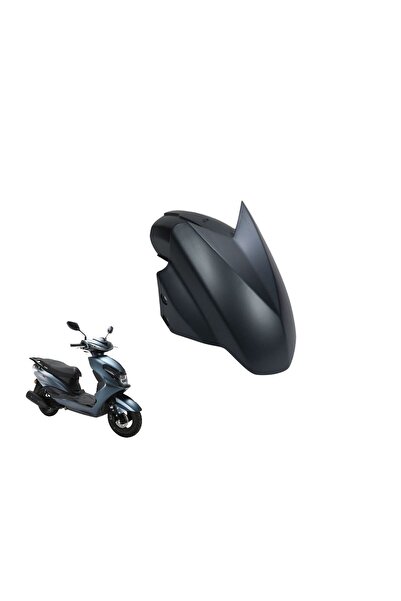 KOÇAK MOTOR Ön Çamurluk Kristal Mat Siyah - Kuba Space 50 Pro