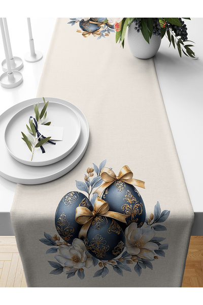 Bertille Home Seria de primăvară 140x40 cm Runner imprimat digital (Paște de ...