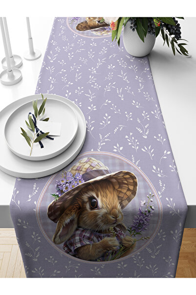 Bertille Home Seria de primăvară 140x40 cm Runner imprimat digital (Paște de ...