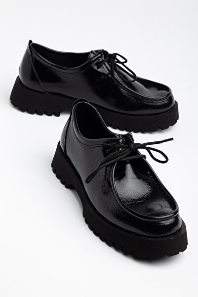 TOGET Pantofi ZAYT pentru femei, cu talpă groasă, cu șireturi, pantofi leofor...