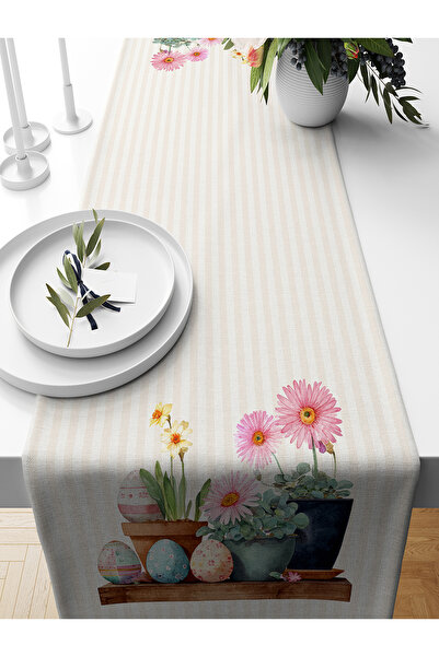 Bertille Home Spring Series 140X40 cm Digital Printed Runner (Spring Easter E...