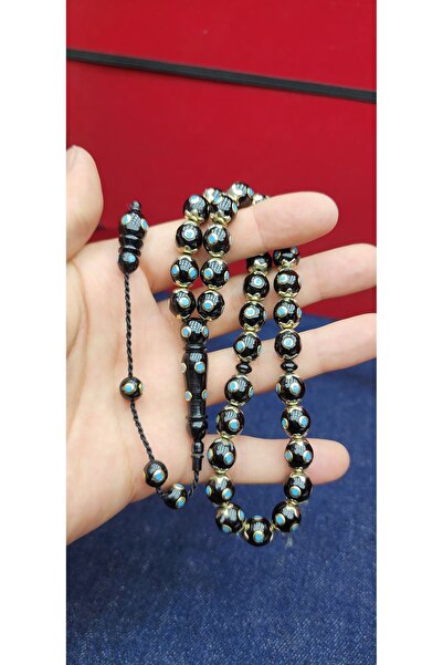 tesbihciadam Natural Kuka Wood Engraved Prayer Beads – Stylish and Elegant Gift