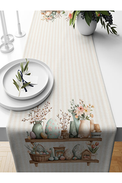 Bertille Home Spring Series 140X40 cm Digital Printed Runner (Spring Easter E...